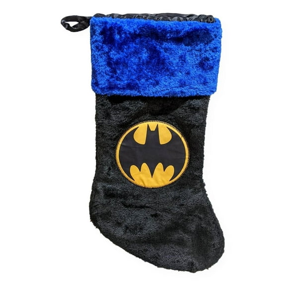 Kurt Adler 19-Inch Batman Logo Applique Christmas Stocking