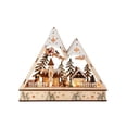 thumbnail image 1 of Kurt Adler Battery-Operated Light-Up LED Christmas Mountain Village, 1 of 7