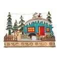 thumbnail image 1 of Kurt Adler Battery-Operated Wooden Light-Up Camper Table Piece, 7.5-Inch, 1 of 4