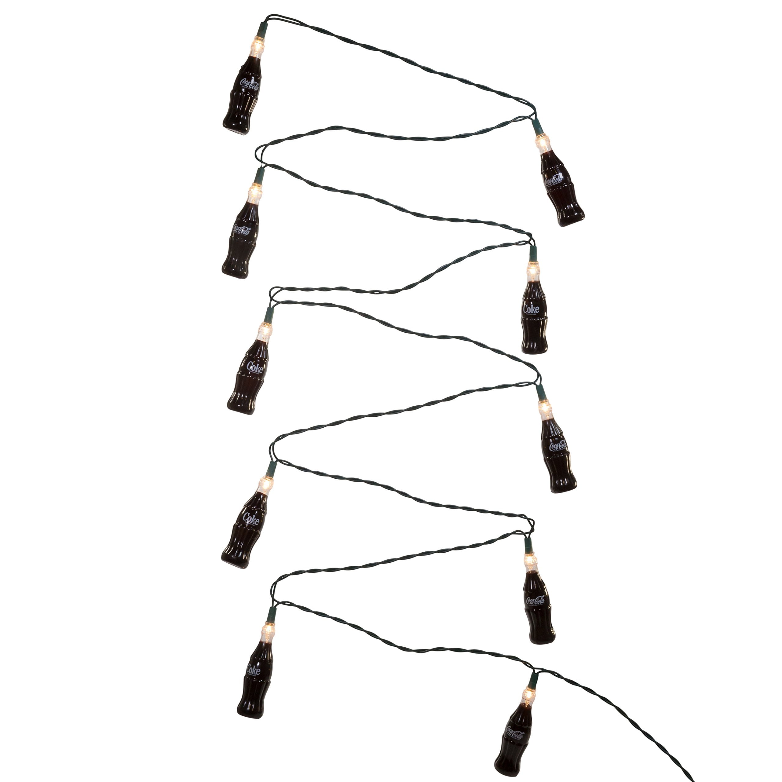 Kurt S. Adler Coca-Cola Decorative 10-Light Bottle Light Set, Home
