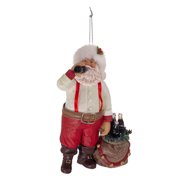 Kurt Adler 5.5-Inch Santa Drinking Coca-Cola Christmas Ornament (CC9162)