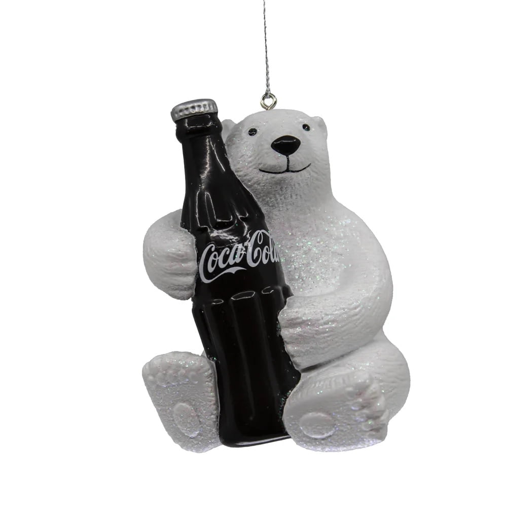 Coca-Cola Kurt Adler Rudolph Bottle Antlers Red Nose Holiday Christmas Ornament