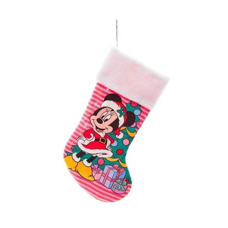 Kurt Adler 19" Disney Minnie Mouse with Christmas Tree Stocking Ornament (DN7212)