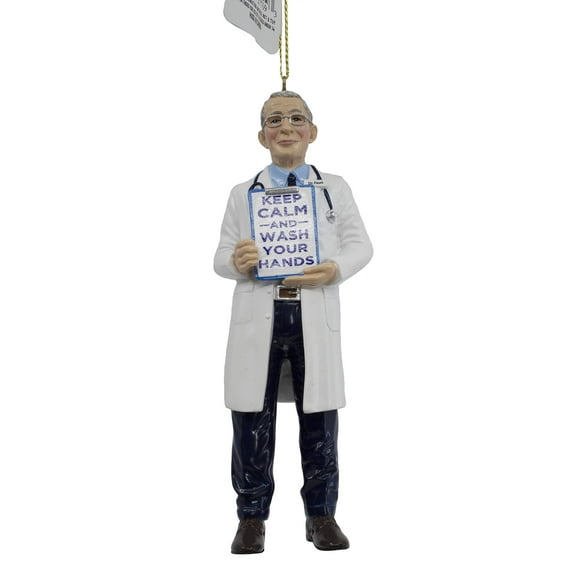 Kurt Adler Dr. Anthony Fauci Front Line Heroes 5" Resin Ornament