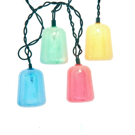 Kurt Adler-Foots UL 10-Light Multicolor Gumdrop Light Set