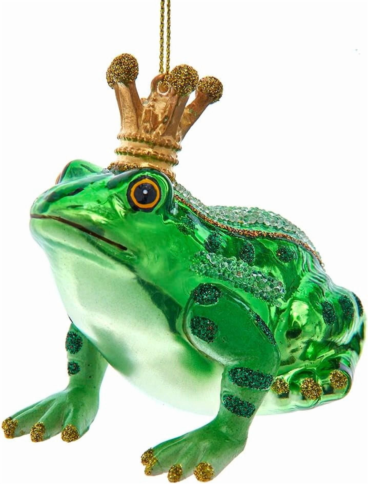 Kurt Adler Frog With Crown Ornament - Thumbnail 5
