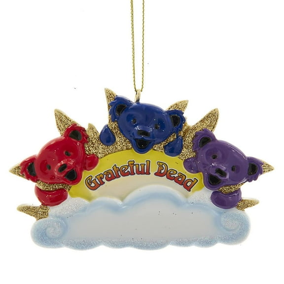 Kurt Adler Grateful Dead Three Bears Personalized Ornament