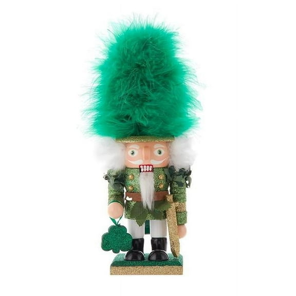 Kurt Adler Hollywood Nutcracker Collection, Irish Nutcracker, 9in