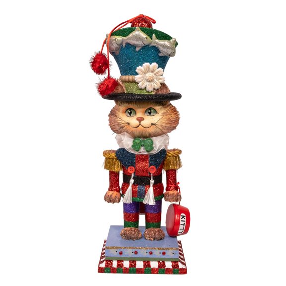 Kurt Adler Hollywood Nutcrackers Fancy Cat Nutcrackers