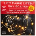 thumbnail image 1 of Kurt Adler Indoor Battery Operated 50 LED Fairy Light Set with Timer, 19', 1 of 4