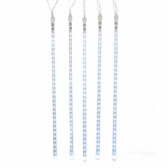 Kurt Adler Indoor Outdoor 150 LED Light Holiday Winter Meteor Shower Set