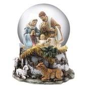Kurt Adler Musical Holy Family Snow Globe