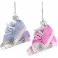 thumbnail image 1 of Kurt Adler Noble Gems Baby Sneakers Christmas Ornament, Assorted (Pack of 2), 1 of 2