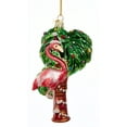 thumbnail image 1 of Kurt Adler Noble Gems Flamingo with Palm Tree Holiday Ornament Glass, 1 of 3