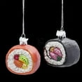 thumbnail image 1 of Kurt Adler Noble Gems Glass Sushi Ornament 2Pc Set, 1 of 1