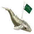 thumbnail image 1 of Kurt Adler Noble Gems Sparkling Glass White Whale Christmas Ornament, 1 of 4