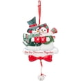 thumbnail image 1 of Kurt Adler "Our 1st Christmas Together" Snow Couple Ornament, 1 of 5