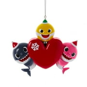 Kurt Adler Personalized Baby Shark Ollie and Family Christmas Ornament