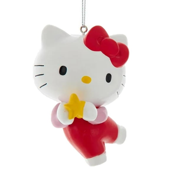 Hello Kitty Standing Gracefully with Star Ornament