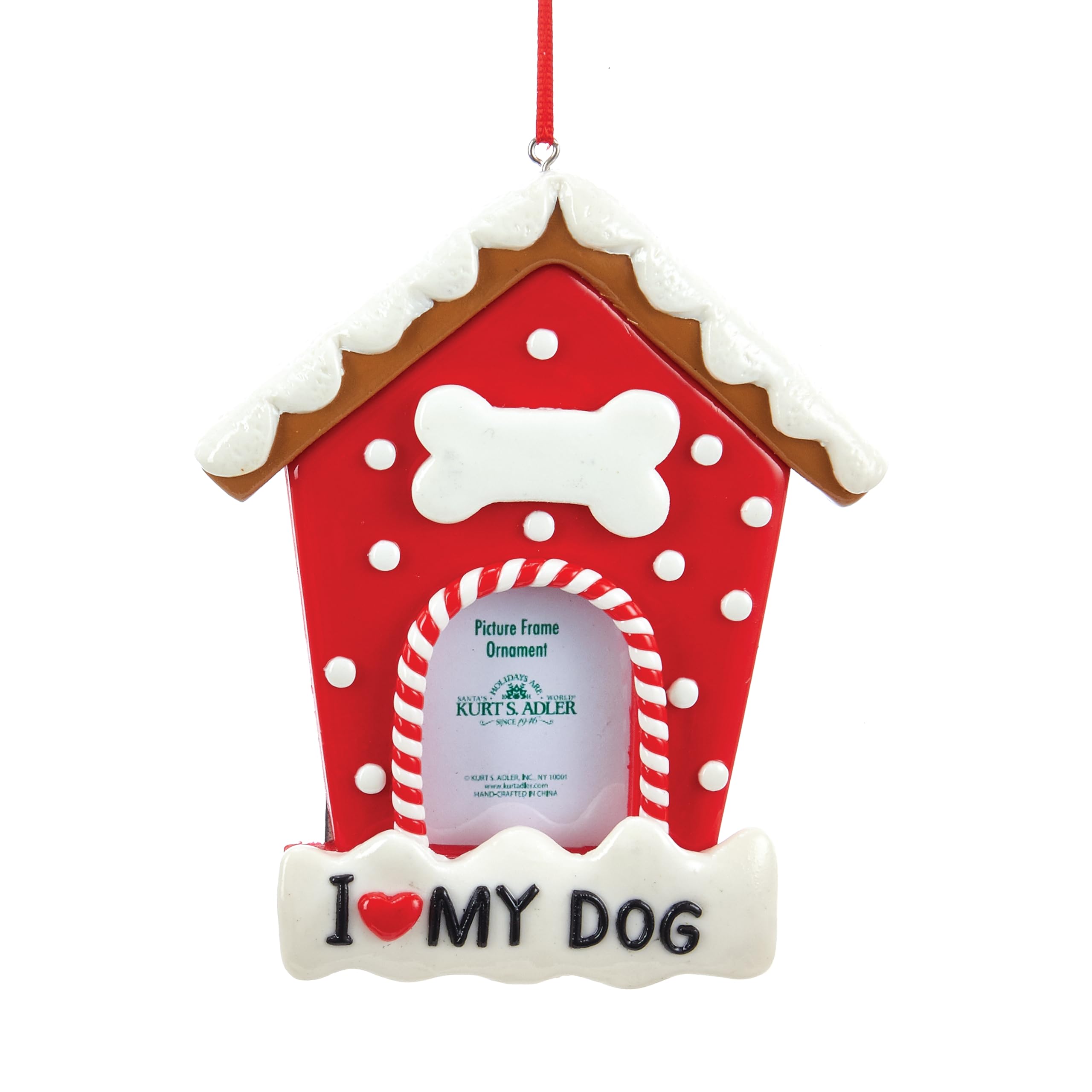 Kurt Adler Resin Graduation Picture Frame Ornament - Thumbnail 4