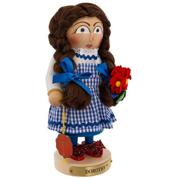 Kurt Adler (#ES1580) Wizard of Oz Steinbach Chubby Dorothy Nutcracker, 10"