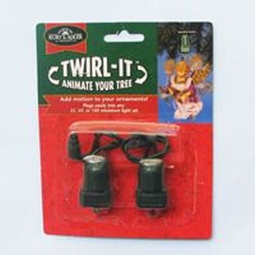 Twirl It Ul Approved Motor Pigtail Ornament - 2 Piece Set