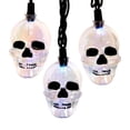 thumbnail image 1 of Kurt Adler UL 10-Light RGB LED Glitter Skull Light Set, 1 of 3