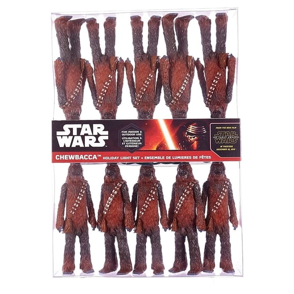 Kurt Adler UL 10-Light Star Wars Chewbacca Light Set