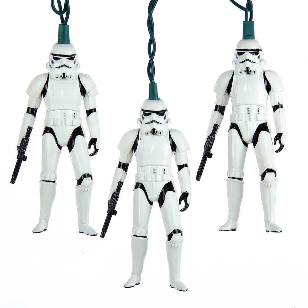 Kurt Adler Indoor/Outdoor UL 10-Light Storm Trooper Suit Light Set, 9ft