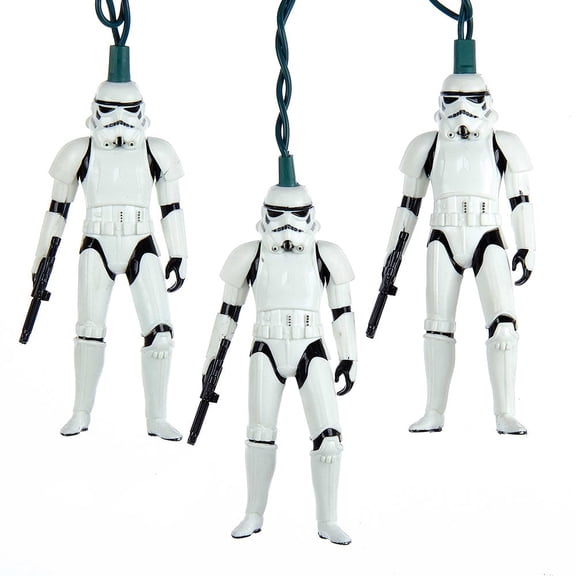 Kurt Adler Indoor/Outdoor UL 10-Light Storm Trooper Suit Light Set, 9ft