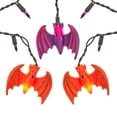 thumbnail image 1 of Kurt Adler UL 25-Purple and Orange Bat Icicle Light Set, 1 of 1