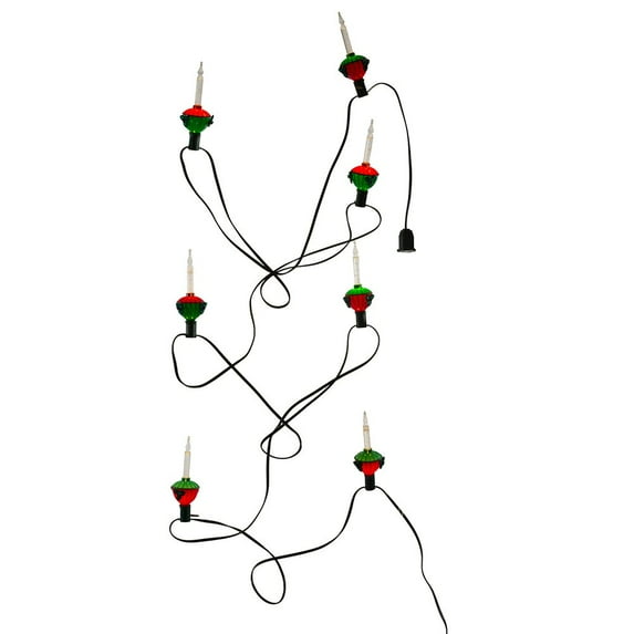 Kurt Adler 7-Light C7 Bubble Light Set – UL-Listed Vintage-Style Christmas Decoration