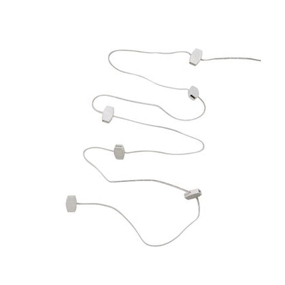 Kurt Adler USB White Wire Extension Cord With 12 Power Outlets