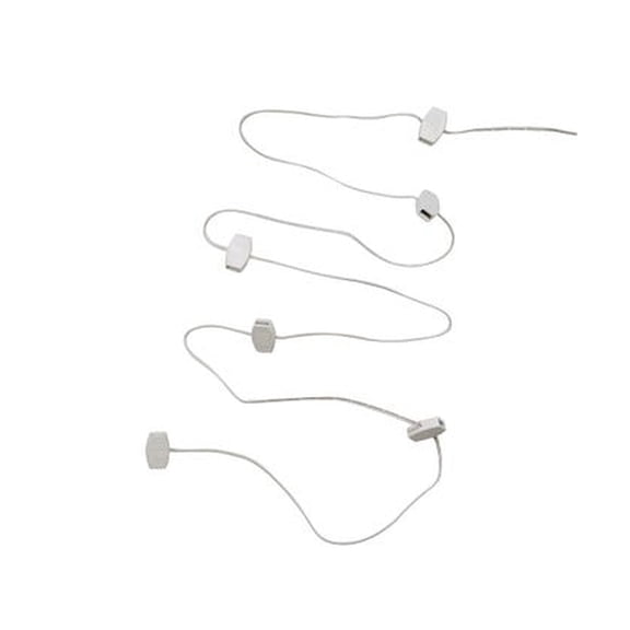 Kurt Adler USB White Wire Extension Cord With 12 Power Outlets