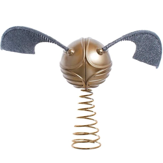 Kurt Adler UnLit Harry Potter Quidditch Snitch Treetop, Multicolor, 10"