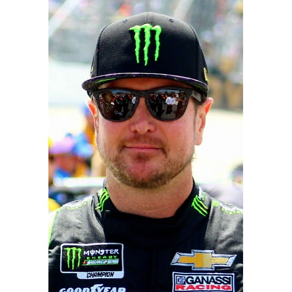 Kurt Busch Sports Car Driver Racing Wall Poster - 12x18 Inch Laminated Poster - Stunning Detail and Bold Colors