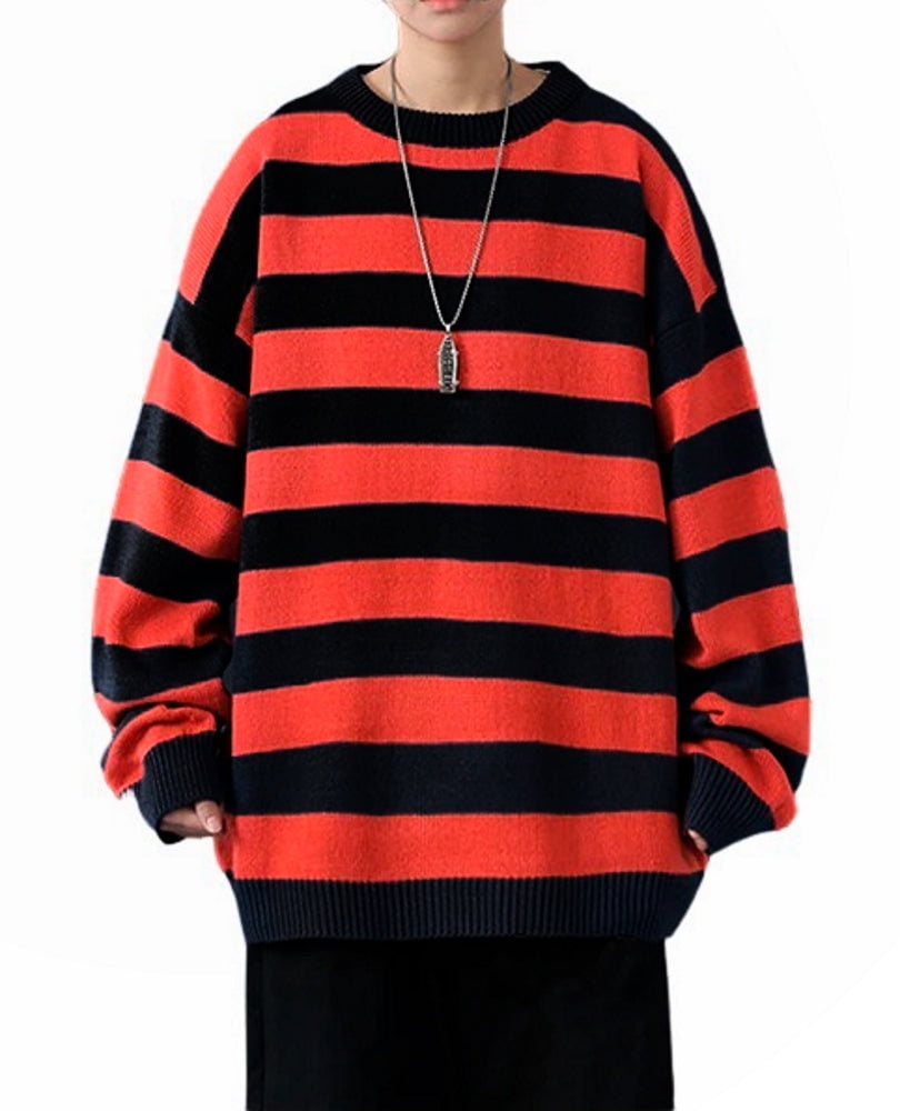 Kurt Cobain Black Striped Sweater Mens XL