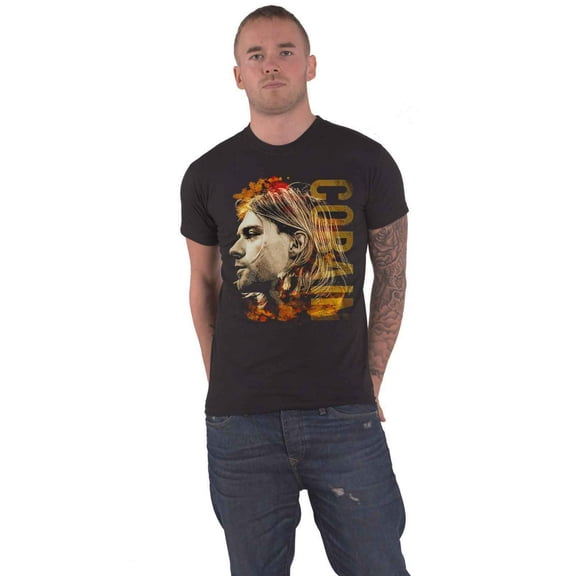 Kurt Cobain Coloured Side View T Shirt