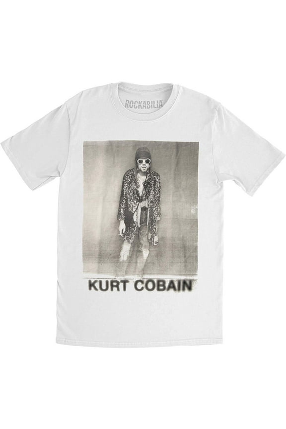 Men's B&W Leopard Photo Soft Short Sleeve T Shirt