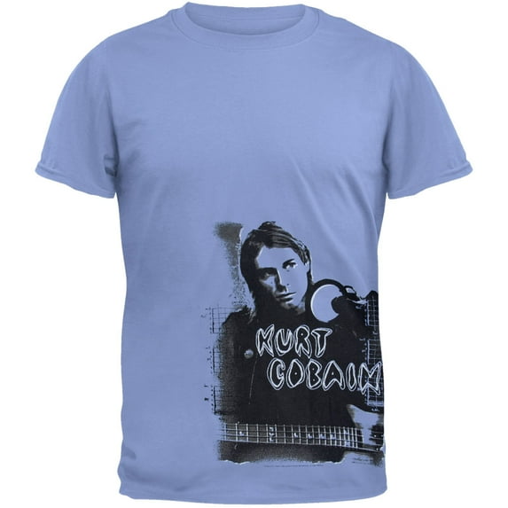 Kurt Cobain Men's Low Mic Short Sleeve T Shirt