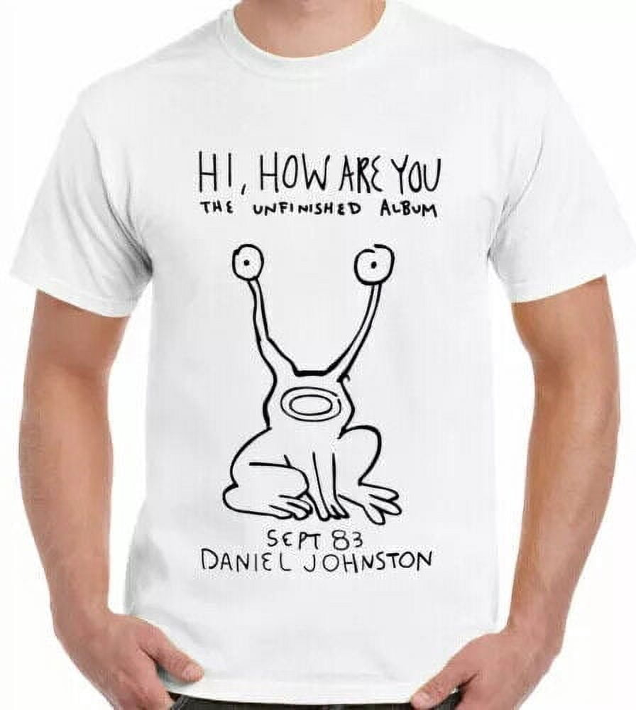 Kurt Cobain T-Shirt Mens Hi How Are You Daniel Johnston Nirv As Worn By