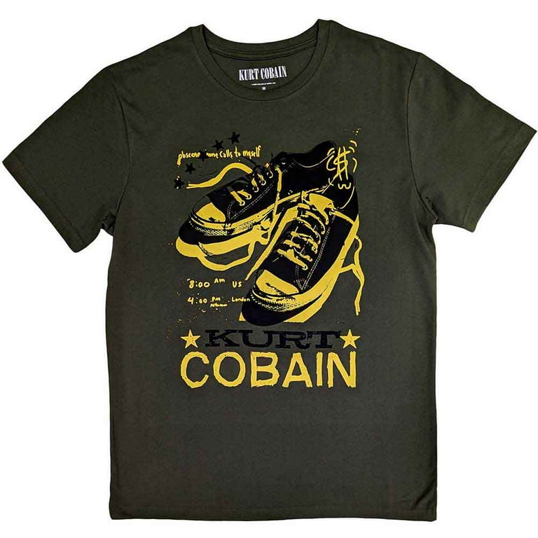 Kurt Cobain Converse T Shirt Green 2XL