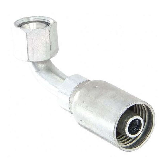 Kurt Crimp Fitting, 90 Degrees Elbow, 1/2" ID FJX90-08-08