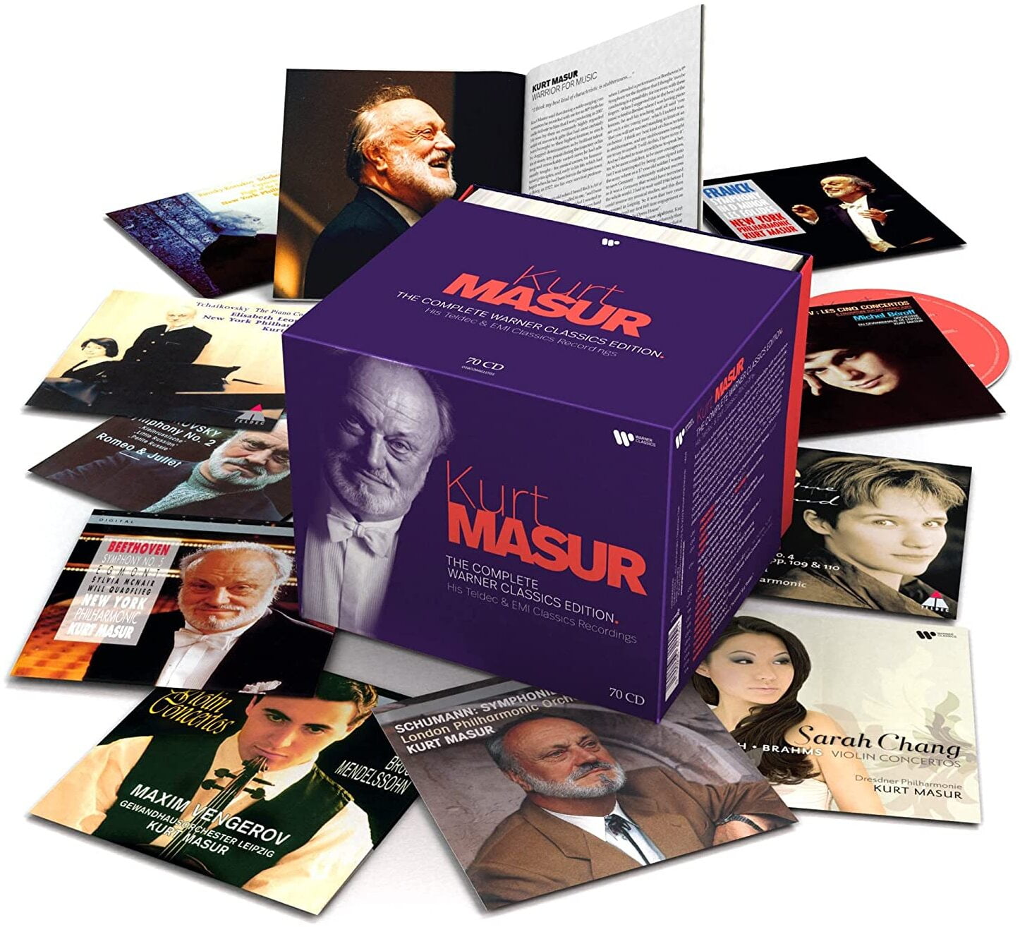 Kurt Masur - Kurt Masur: The Complete Warner Classics Edition - His Teldec & EMI Classics Recordings (70 CD) - Music & Performance - CD