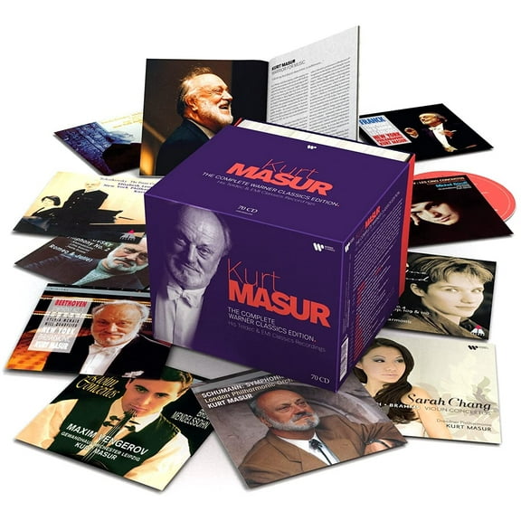 Kurt Masur - Kurt Masur: The Complete Warner Classics Edition - His Teldec & EMI Classics Recordings (70 CD) - Music & Performance - CD