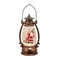 thumbnail image 1 of Kurt S. Adler 10.24 in. Battery Operated LED Santa Swirling Water Lantern, 1 of 1