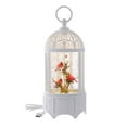 thumbnail image 1 of Kurt S. Adler 10.25-Inch Battery-Operated LED Swirl Cardinals Bird Cage Water Lantern, Multi, 1 of 4