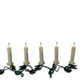 thumbnail image 1 of Kurt S. Adler 10-Light Clip-On White Candle with Clear Bulbs Christmas Light Set, Indoor Only, 1 of 3