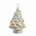 thumbnail image 1 of Kurt S. Adler 14 in. Battery Operated LED Lighted Ceramic Tree Table Piece - White, 1 of 8