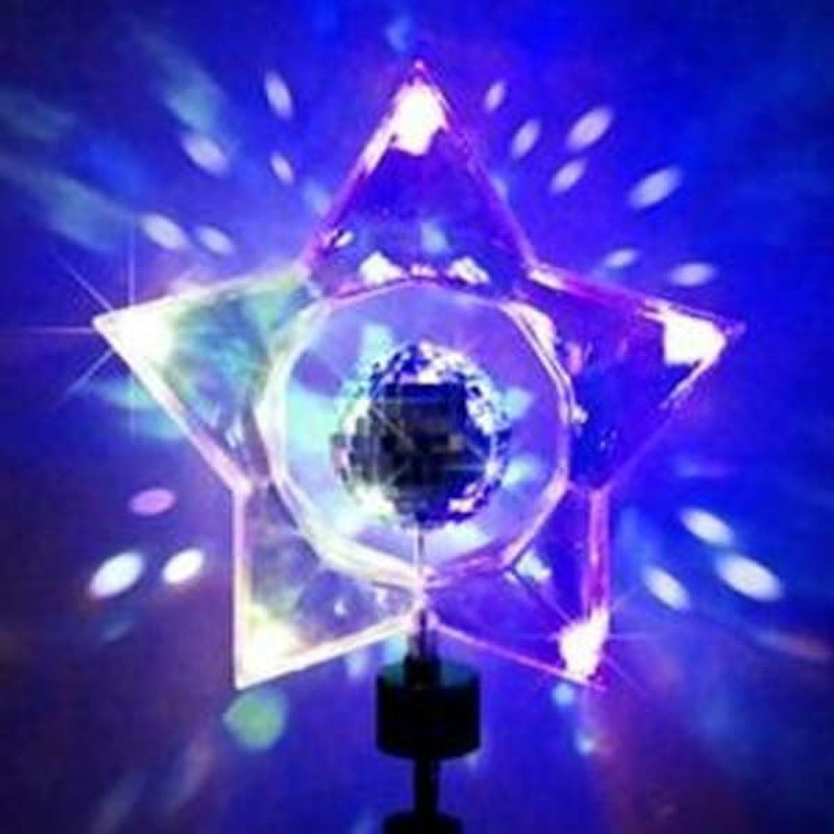 Kurt S. Adler 30298 5 Light 13" Battery Operated Rotating Mirror Ball